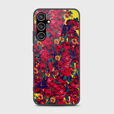 Samsung Galaxy S23 FE  Cover- Floral Series - HQ Ultra Shine Premium Infinity Glass Soft Silicon Borders Case