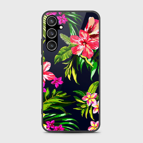 Samsung Galaxy S23 FE  Cover- Floral Series - HQ Ultra Shine Premium Infinity Glass Soft Silicon Borders Case