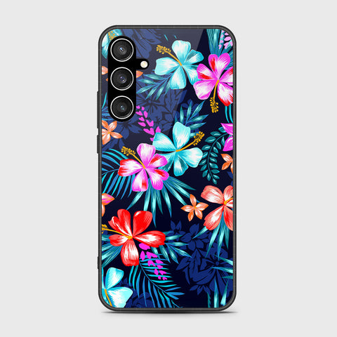 Samsung Galaxy S23 FE  Cover- Floral Series - HQ Ultra Shine Premium Infinity Glass Soft Silicon Borders Case