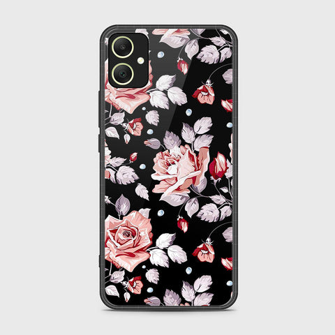 Samsung Galaxy A05 Cover- Floral Series - HQ Ultra Shine Premium Infinity Glass Soft Silicon Borders Case