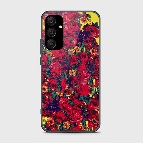 Samsung Galaxy A25 5G Cover- Floral Series - HQ Ultra Shine Premium Infinity Glass Soft Silicon Borders Case