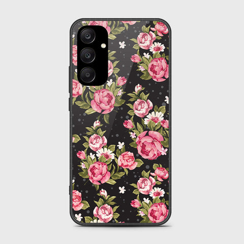 Samsung Galaxy A25 5G Cover- Floral Series - HQ Ultra Shine Premium Infinity Glass Soft Silicon Borders Case