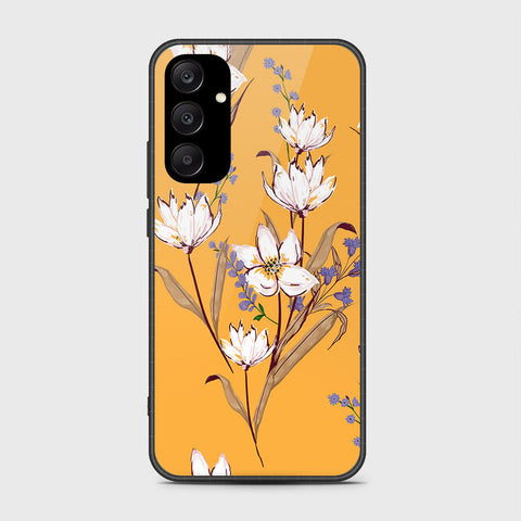 Samsung Galaxy A25 5G Cover- Floral Series - HQ Ultra Shine Premium Infinity Glass Soft Silicon Borders Case