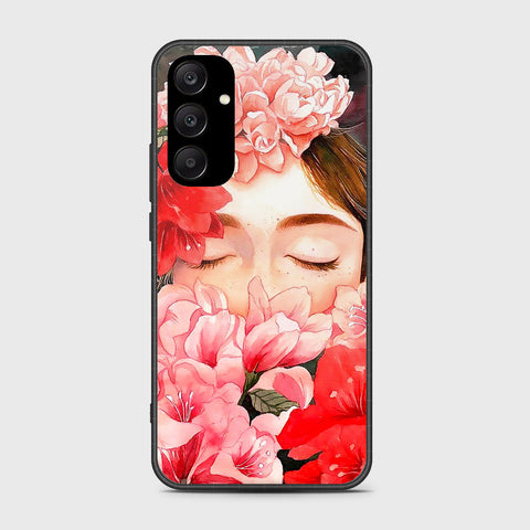 Samsung Galaxy A25 5G Cover- Floral Series - HQ Ultra Shine Premium Infinity Glass Soft Silicon Borders Case