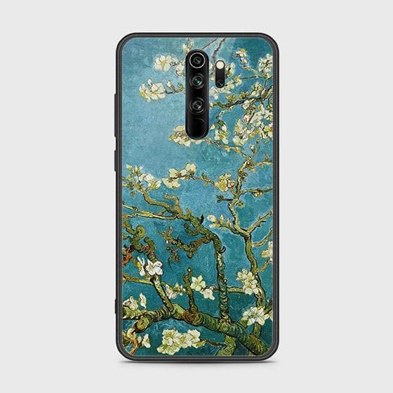 Xiaomi Redmi Note 8 Pro Cover - Floral Series 2 - HQ Ultra Shine Premium Infinity Glass Soft Silicon Borders Case