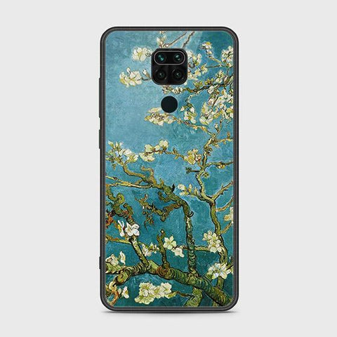 Xiaomi Redmi 10X 4G Cover - Floral Series 2 - HQ Ultra Shine Premium Infinity Glass Soft Silicon Borders Case