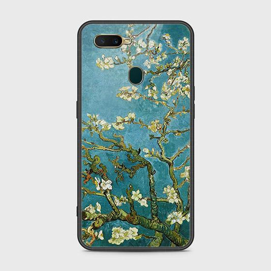 Oppo A12s Cover - Floral Series 2 - HQ Ultra Shine Premium Infinity Glass Soft Silicon Borders Case