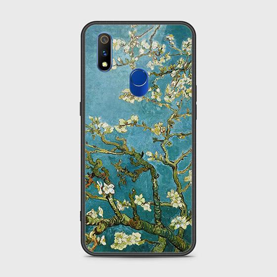 Realme 3 Pro Cover - Floral Series 2 - HQ Ultra Shine Premium Infinity Glass Soft Silicon Borders Case