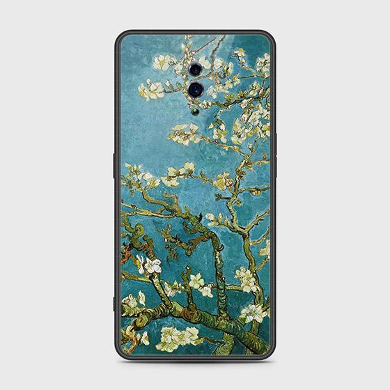 Oppo Reno Cover - Floral Series 2 - HQ Ultra Shine Premium Infinity Glass Soft Silicon Borders Case