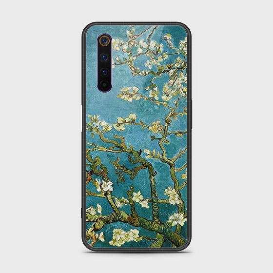 Realme 6 Pro Cover - Floral Series 2 - HQ Ultra Shine Premium Infinity Glass Soft Silicon Borders Case