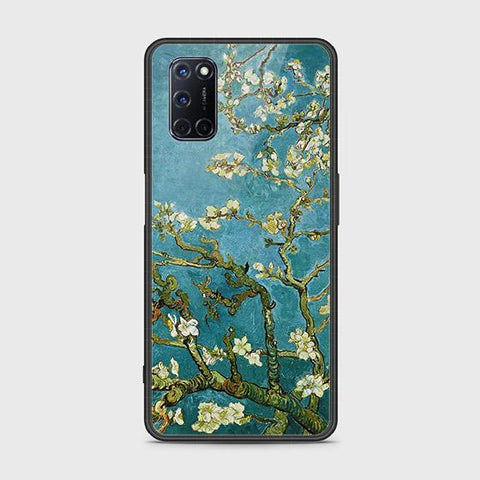 Oppo A52 Cover - Floral Series 2 - HQ Ultra Shine Premium Infinity Glass Soft Silicon Borders Case