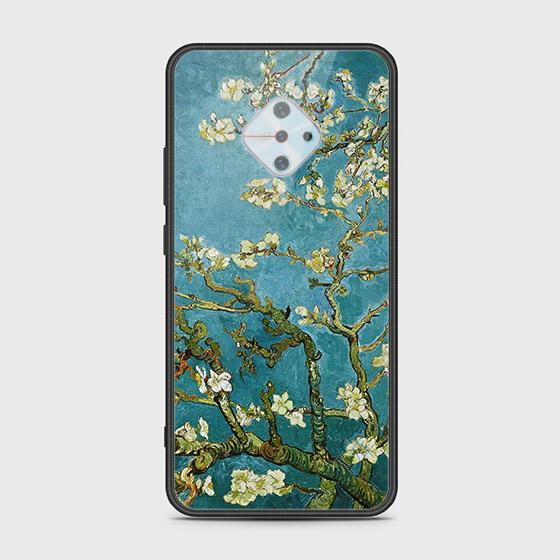 Vivo S1 Pro Cover - Floral Series 2 - HQ Ultra Shine Premium Infinity Glass Soft Silicon Borders Case