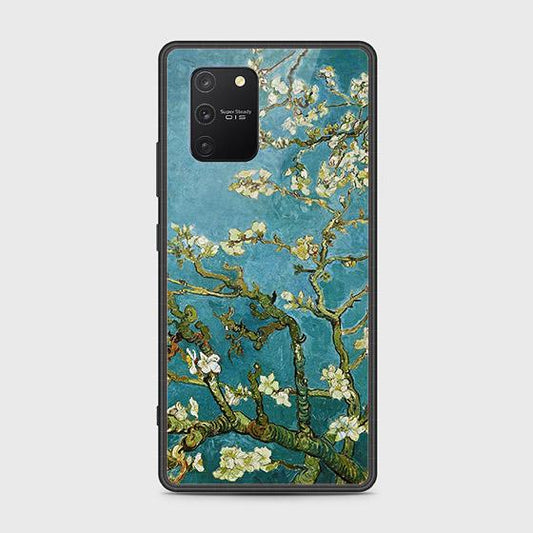 Samsung Galaxy M80s Cover - Floral Series 2 - HQ Ultra Shine Premium Infinity Glass Soft Silicon Borders Case