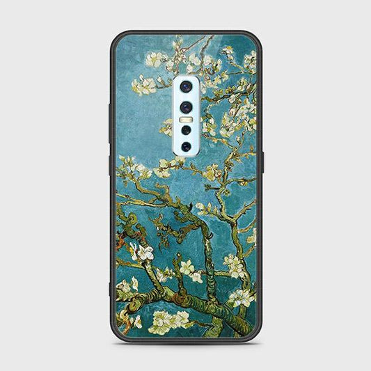 Vivo V17 Pro Cover - Floral Series 2 - HQ Ultra Shine Premium Infinity Glass Soft Silicon Borders Case