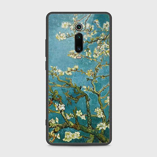 Xiaomi Redmi K20 Cover - Floral Series 2 - HQ Ultra Shine Premium Infinity Glass Soft Silicon Borders Case