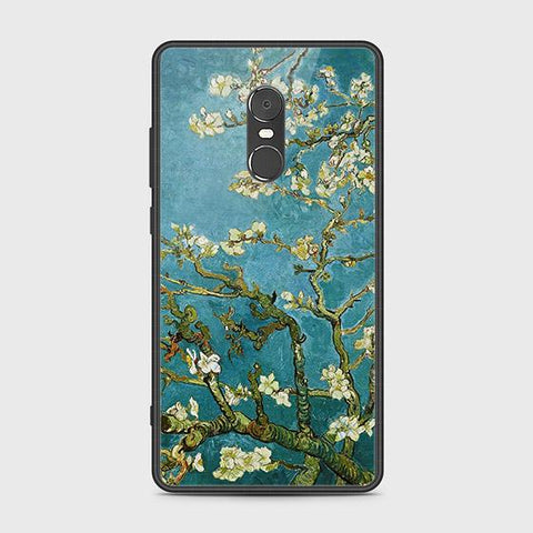 Xiaomi Redmi Note 4 / 4X Cover - Floral Series 2 - HQ Ultra Shine Premium Infinity Glass Soft Silicon Borders Case