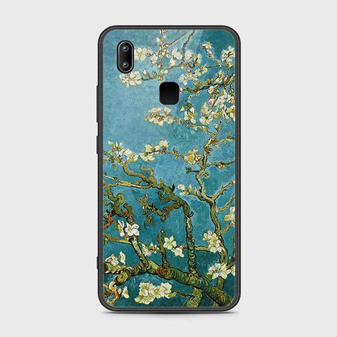 Vivo Y95 Cover - Floral Series 2 - HQ Ultra Shine Premium Infinity Glass Soft Silicon Borders Case