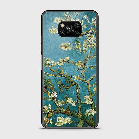 Xiaomi Poco X3 Pro Cover - Floral Series 2 - HQ Ultra Shine Premium Infinity Glass Soft Silicon Borders Case