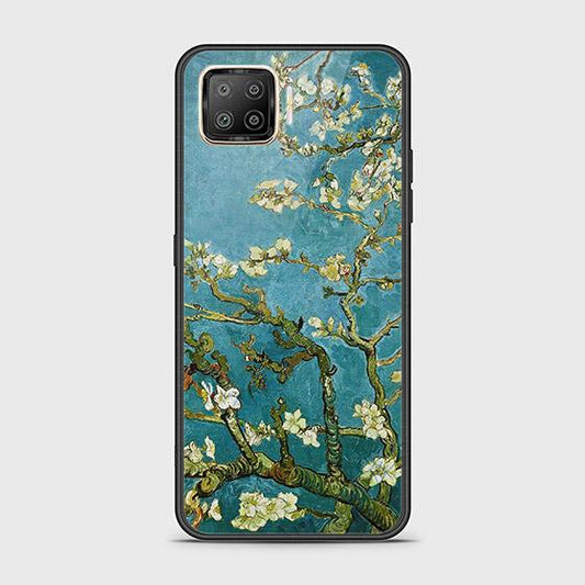 Oppo A93 Cover - Floral Series 2 - HQ Ultra Shine Premium Infinity Glass Soft Silicon Borders Case