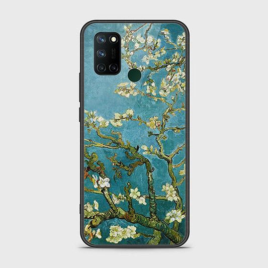 Realme 7i Cover - Floral Series 2 - HQ Ultra Shine Premium Infinity Glass Soft Silicon Borders Case