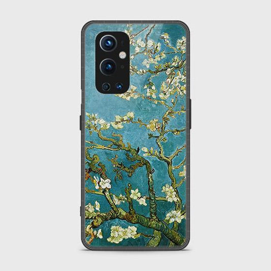 Oneplus 9 Pro Cover - Floral Series 2 - HQ Ultra Shine Premium Infinity Glass Soft Silicon Borders Case