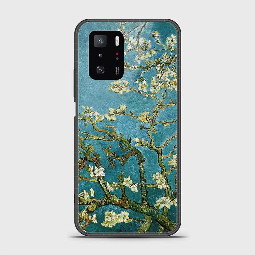 Xiaomi Poco X3 GT Cover- Floral Series 2 - HQ Ultra Shine Premium Infinity Glass Soft Silicon Borders Case