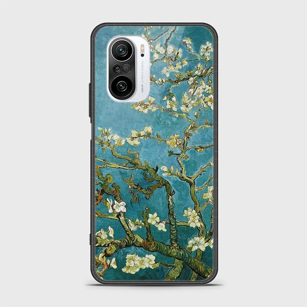 Xiaomi Poco F3 Cover- Floral Series 2 - HQ Ultra Shine Premium Infinity Glass Soft Silicon Borders Case