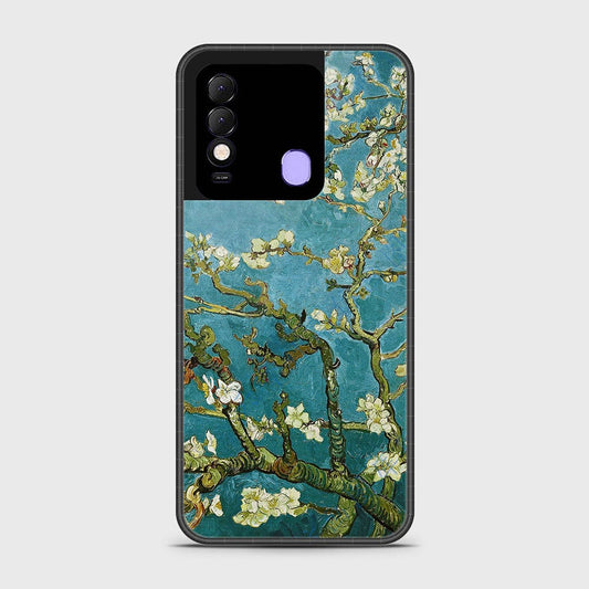 Tecno Spark 8 Cover- Floral Series 2 - HQ Ultra Shine Premium Infinity Glass Soft Silicon Borders Case