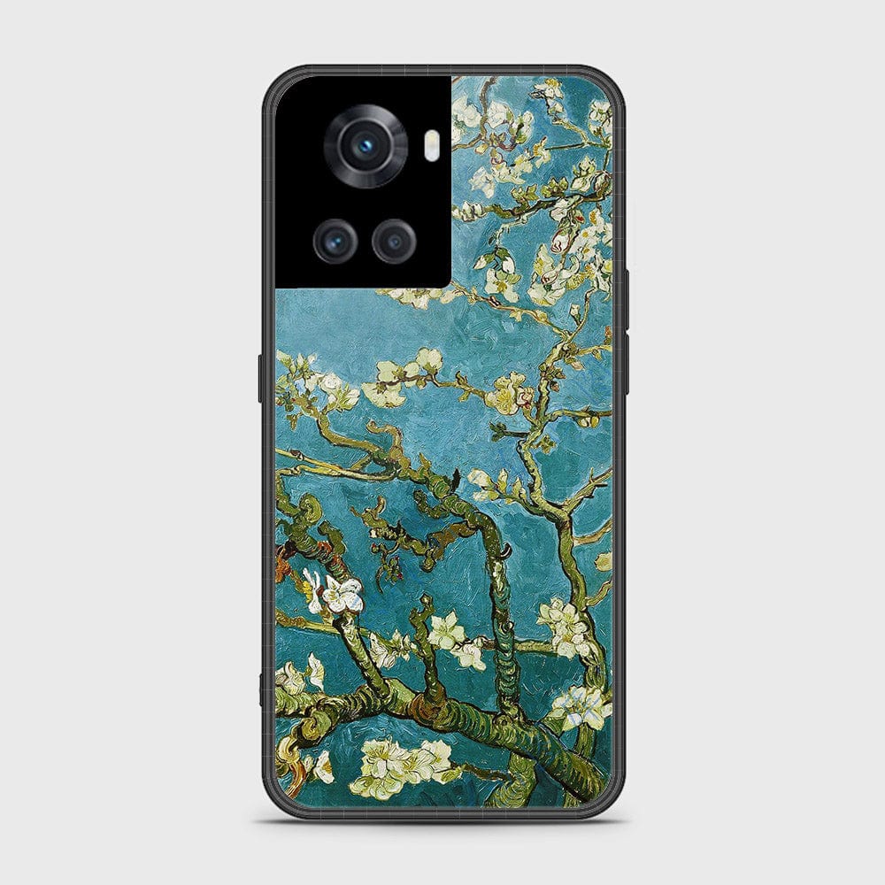 OnePlus Ace Cover- Floral Series 2 - HQ Ultra Shine Premium Infinity Glass Soft Silicon Borders Case