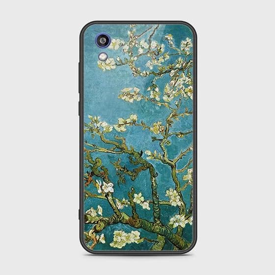 Huawei Y5 2019 Cover - Floral Series 2 - HQ Ultra Shine Premium Infinity Glass Soft Silicon Borders Case