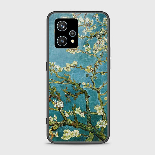 Realme 9 4G Cover- Floral Series 2 - HQ Ultra Shine Premium Infinity Glass Soft Silicon Borders Case