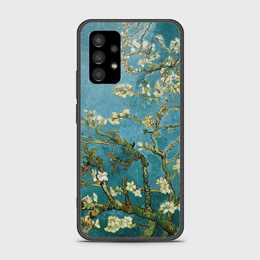 Samsung Galaxy A23 Cover- Floral Series 2 - HQ Ultra Shine Premium Infinity Glass Soft Silicon Borders Case