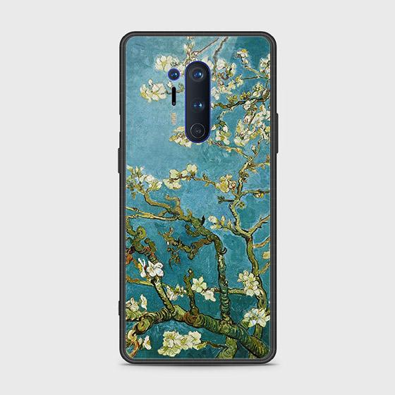 OnePlus 8 Pro Cover - Floral Series 2 - HQ Ultra Shine Premium Infinity Glass Soft Silicon Borders Case