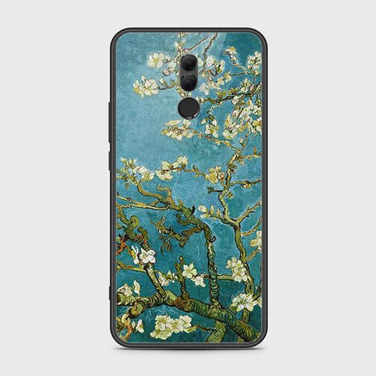 Huawei Mate 20 Lite Cover - Floral Series 2 - HQ Ultra Shine Premium Infinity Glass Soft Silicon Borders Case