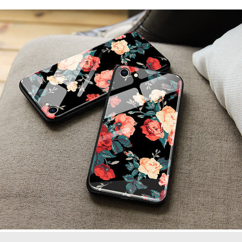 Xiaomi Redmi A1 Plus Cover- Floral Series 2 - HQ Ultra Shine Premium Infinity Glass Soft Silicon Borders Case