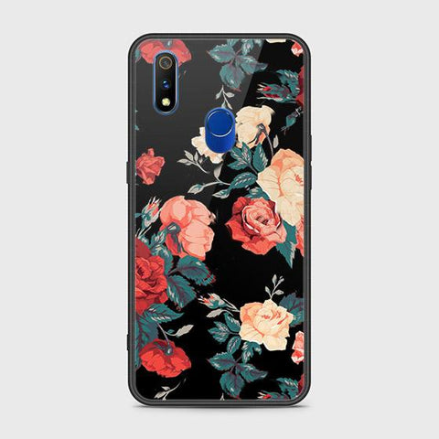 Realme 3 Pro Cover - Floral Series 2 - HQ Ultra Shine Premium Infinity Glass Soft Silicon Borders Case