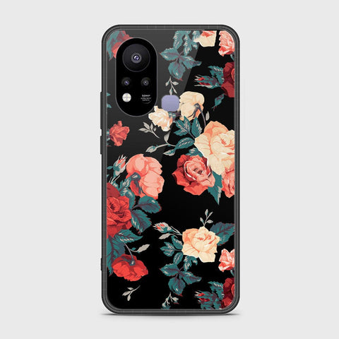 Infinix Hot 11s Cover- Floral Series 2 - HQ Ultra Shine Premium Infinity Glass Soft Silicon Borders Case