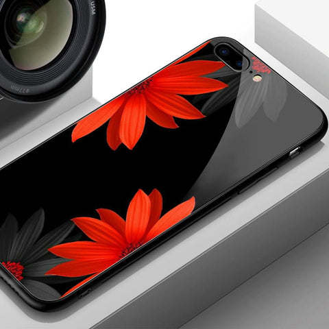 OnePlus 8T Cover - Floral Series 2 - HQ Ultra Shine Premium Infinity Glass Soft Silicon Borders Case