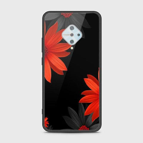 Vivo S1 Pro Cover - Floral Series 2 - HQ Ultra Shine Premium Infinity Glass Soft Silicon Borders Case