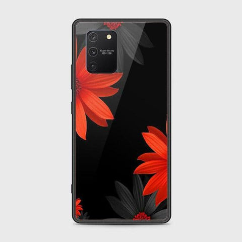 Samsung Galaxy M80s Cover - Floral Series 2 - HQ Ultra Shine Premium Infinity Glass Soft Silicon Borders Case