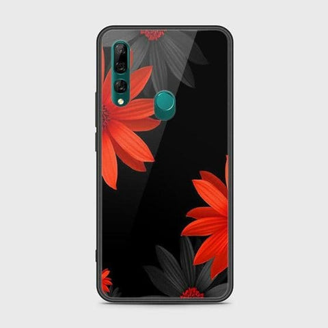 Honor 9X Cover - Floral Series 2 - HQ Ultra Shine Premium Infinity Glass Soft Silicon Borders Case