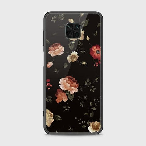 Xiaomi Redmi Note 9 Pro Cover - Floral Series 2 - HQ Ultra Shine Premium Infinity Glass Soft Silicon Borders Case