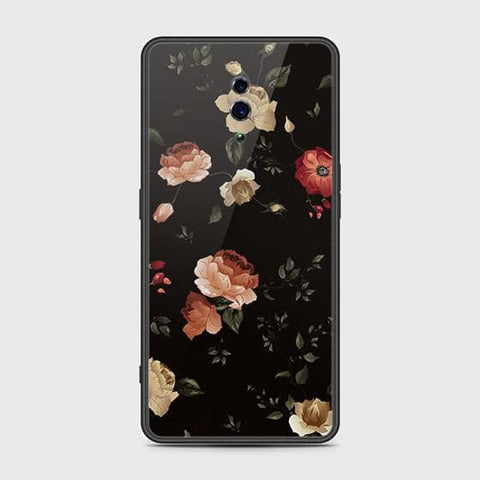 Oppo Reno Cover - Floral Series 2 - HQ Ultra Shine Premium Infinity Glass Soft Silicon Borders Case