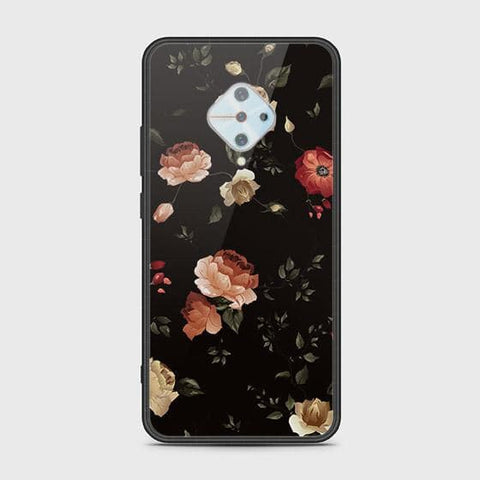 Vivo S1 Pro Cover - Floral Series 2 - HQ Ultra Shine Premium Infinity Glass Soft Silicon Borders Case