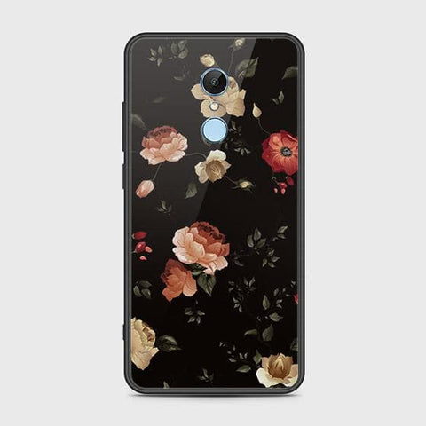 Xiaomi Redmi 5 Cover - Floral Series 2 - HQ Ultra Shine Premium Infinity Glass Soft Silicon Borders Case