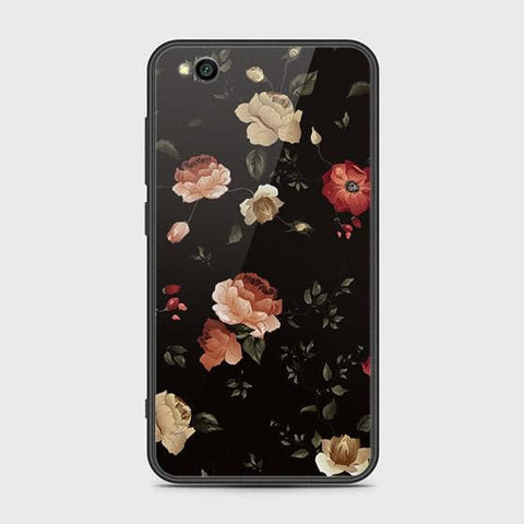 Xiaomi Redmi Go Cover - Floral Series 2 - HQ Ultra Shine Premium Infinity Glass Soft Silicon Borders Case