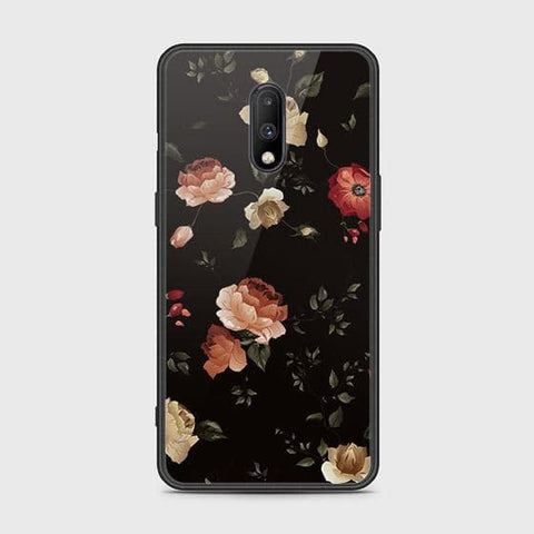 OnePlus 6T Cover - Floral Series 2 - HQ Ultra Shine Premium Infinity Glass Soft Silicon Borders Case