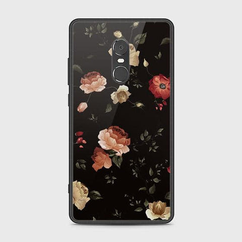 Xiaomi Redmi Note 4 / 4X Cover - Floral Series 2 - HQ Ultra Shine Premium Infinity Glass Soft Silicon Borders Case