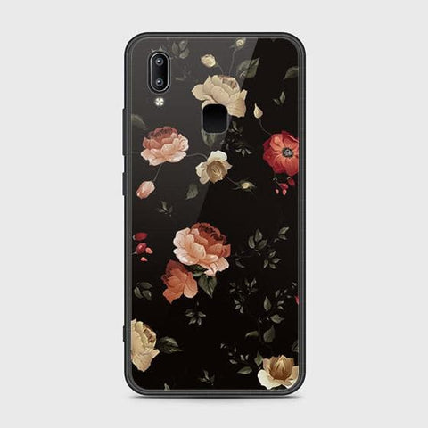 Vivo Y95 Cover - Floral Series 2 - HQ Ultra Shine Premium Infinity Glass Soft Silicon Borders Case