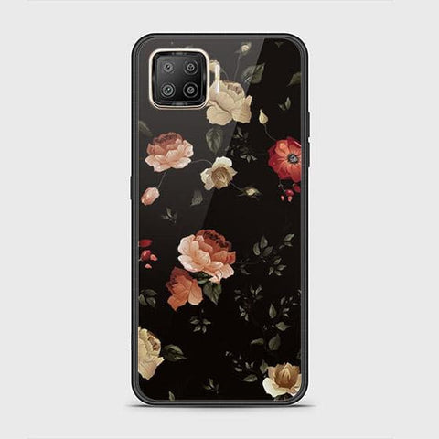 Oppo Reno 4 Lite Cover - Floral Series 2 - HQ Ultra Shine Premium Infinity Glass Soft Silicon Borders Case